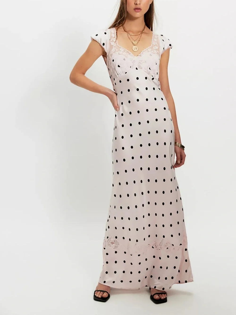 Free people Butterfly Babe Maxi Dress crystal rose